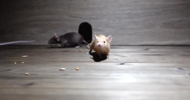 Mice on floor - Rodent Control Caldwell ID